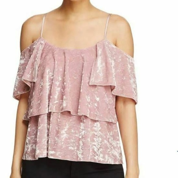 Show Me Your Mumu Rosalie Cold Shoulder Blouse - Picture 1 of 5